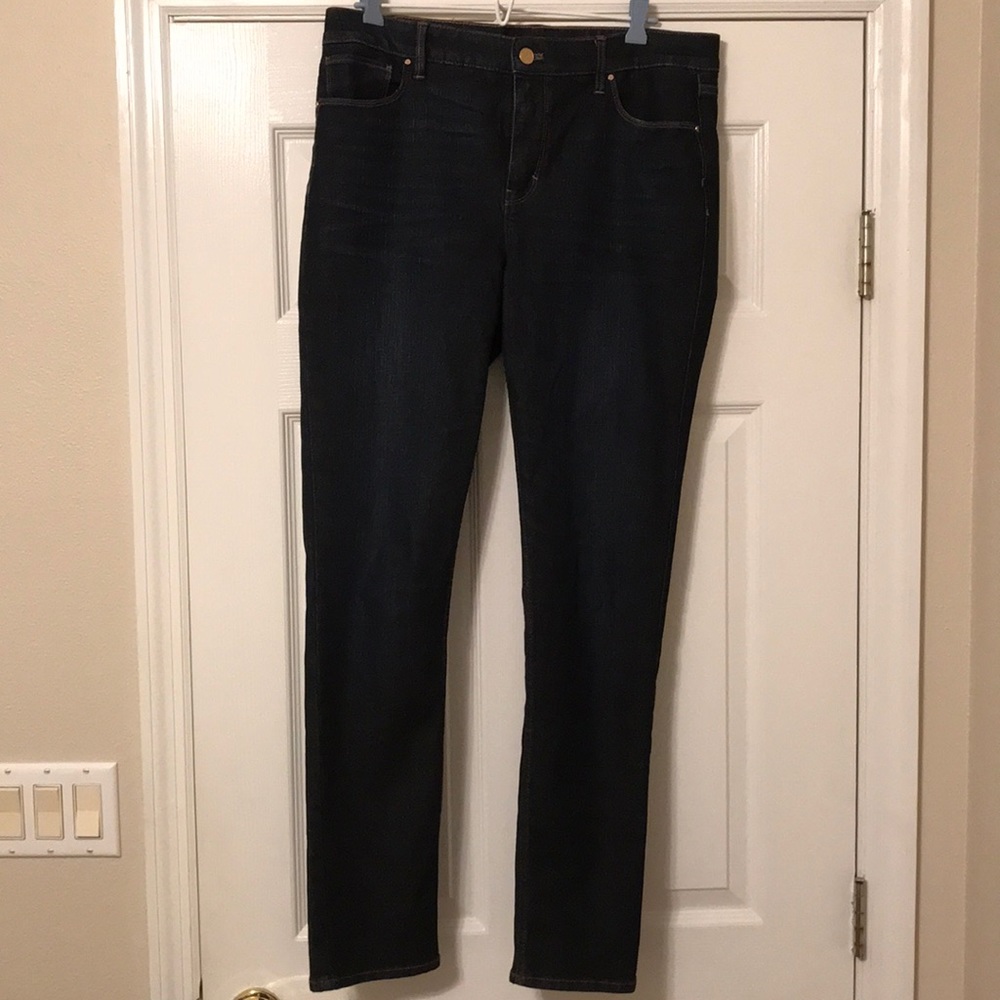WHBM size 10 longs “The Slim” denim jeans